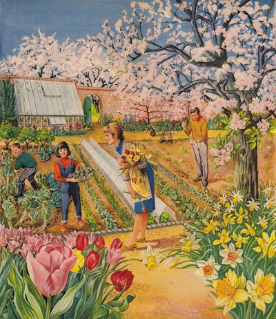 Le jardin au printemps - English School